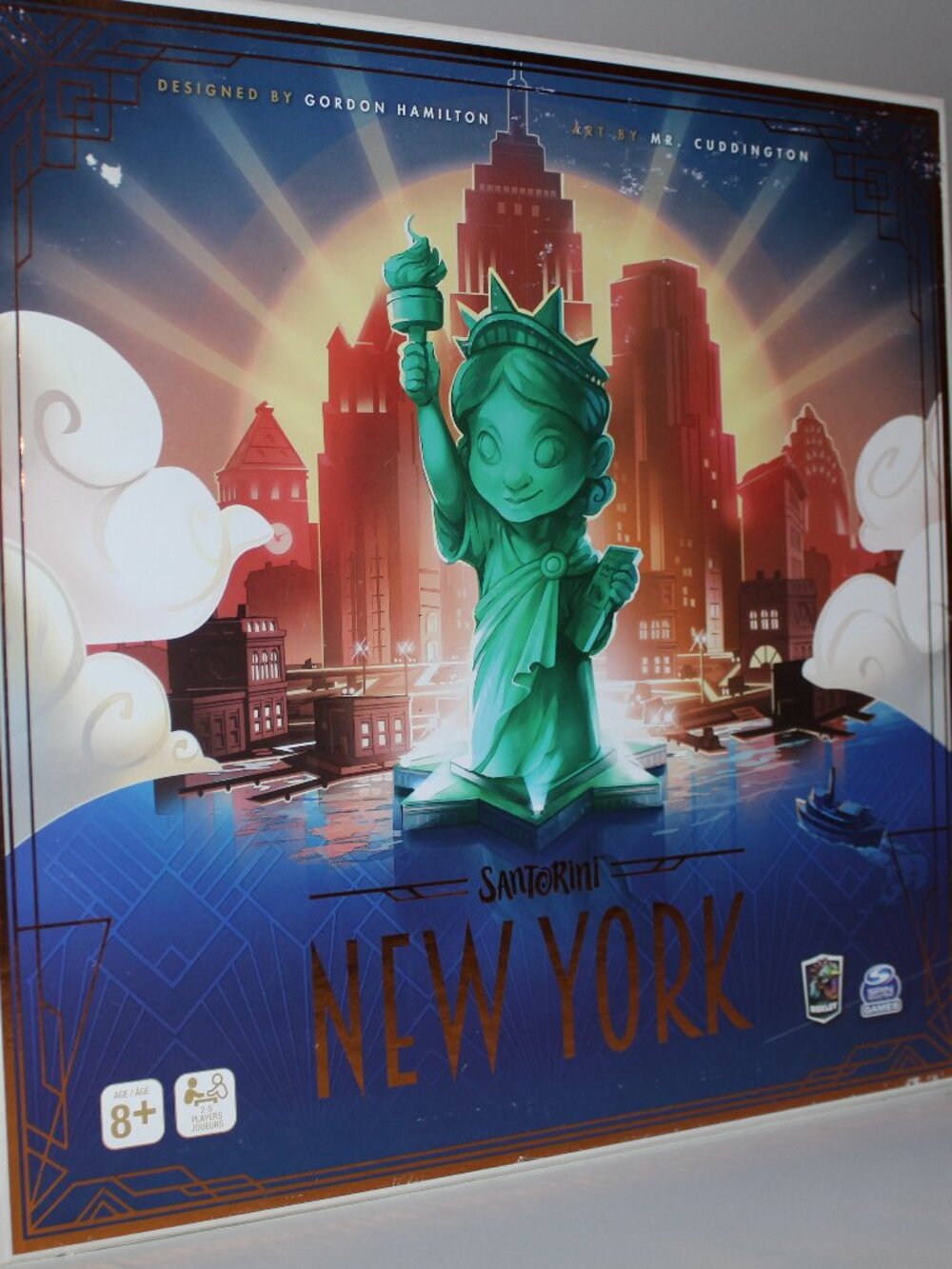 NEW Santorini New York Board Game Family Strategy Building by Spin Master NEW